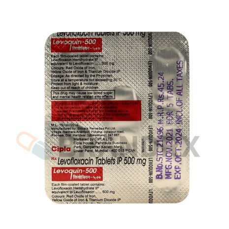 Levoquin 500 mg Cipla