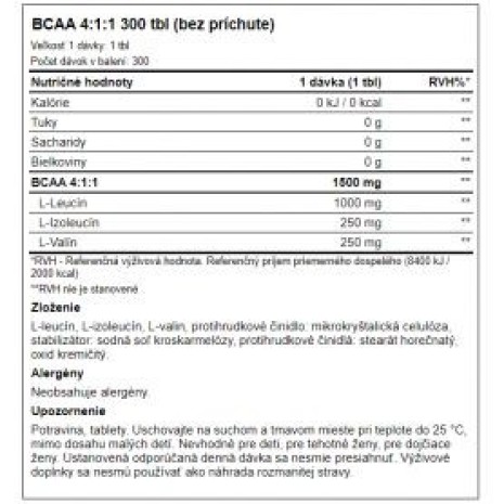 AMIX BCAA 4:1:1 Tablets AMIX
